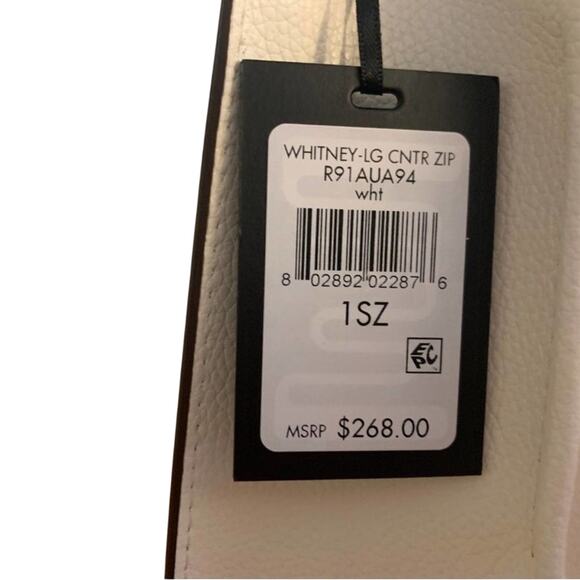 DKNY Whitney Floral Center Zip Tote Handbag Donna Karan, New with Tag MSRP $268 - Picture 9 of 9